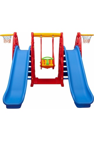 Sevimli Teddy Kaydıraklı Salıncak Set C Çoklu Renk