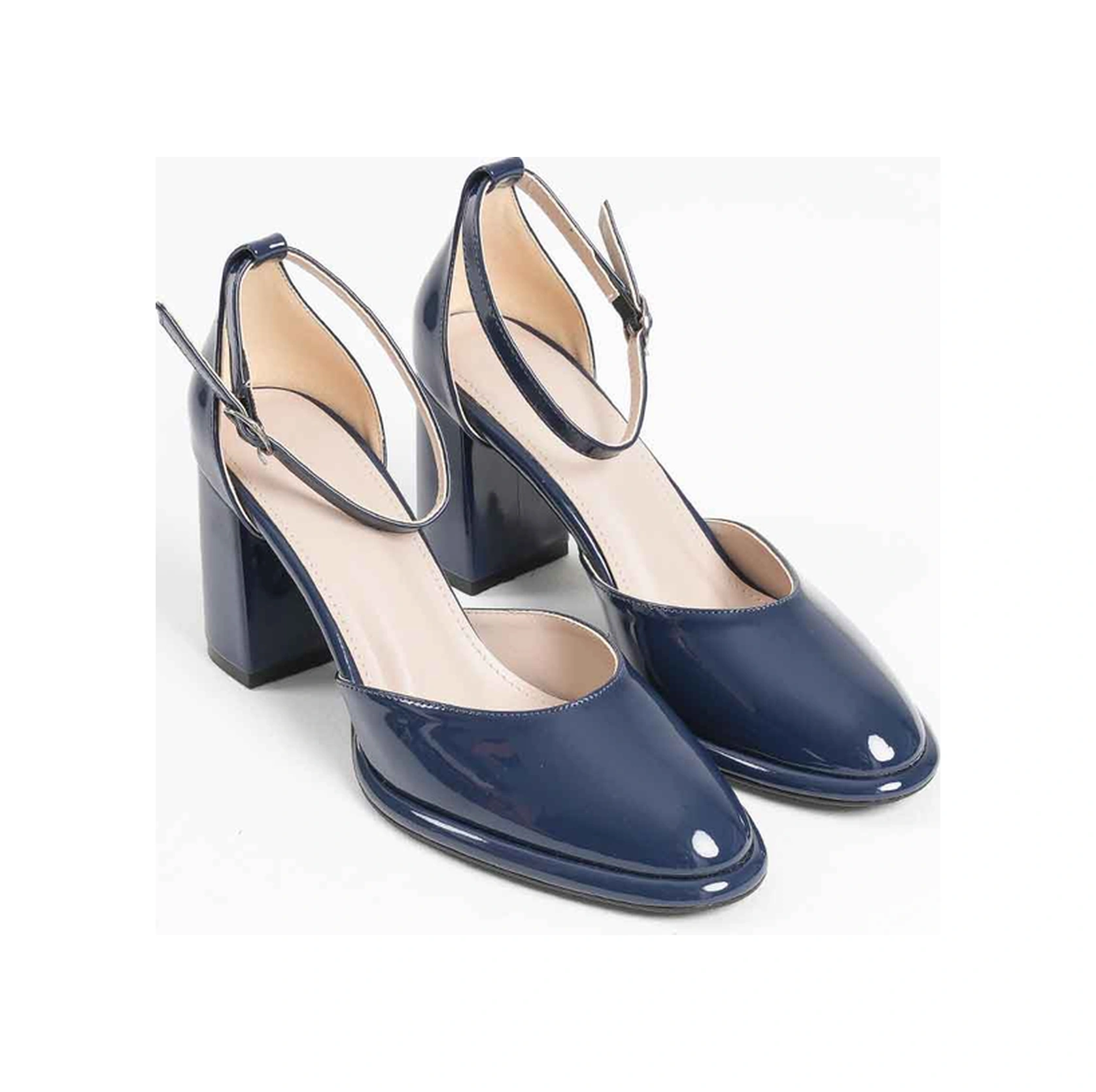 Kocadal Kocadal Theresa Lacivert Rugan Kadın Topuklu Ayakkabı Muhtelif