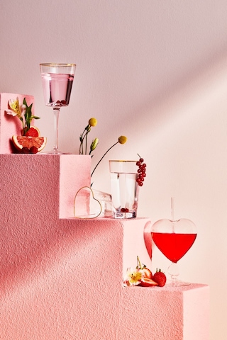 Karaca Love Pipetli Kokteyl Bardağı Şeffaf 200 ml