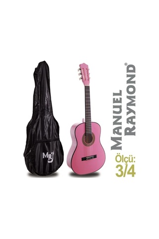 Klasik Gitar Junior Manuel Raymond Mrc87pnk Kılıf Hediye