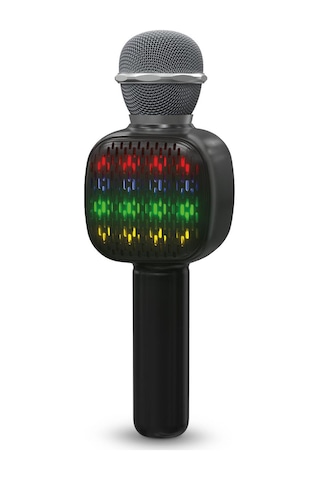 Polosmart FS59 Karaoke Bluetooth Aux Usb Sd Kart Girişli Mikrofon Siyah