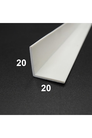 Alüminyum Beyaz Köşebent L Profil Köşe Profili 20 X 20 X 1.2 Mm 459868975