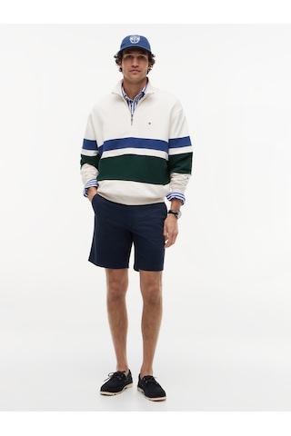 Tommy Hilfiger Dover 8 Inc Ess Twıll Short Erkek Mavi Şort - Mw0mw42352