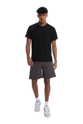 Sportive Atami Erkek Siyah Günlük Stil T-shirt 25ye009-syh Siyah