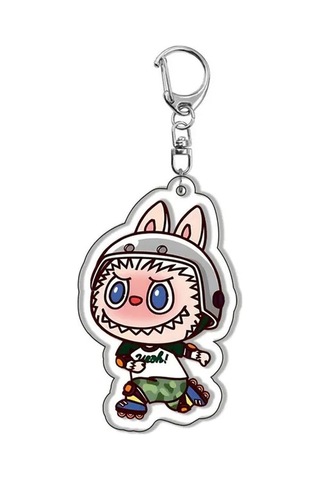 Novahub Sevimli Yeni Karikatür Anime Labubu Koyun Anahtarlık Akrilik Kolye Öğrenci Sırt Çantası
