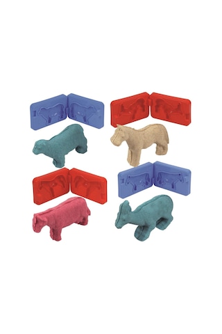 3d Kalıplı Çiftlik Hayvanları Kinetik Kum Set 1000 Gr Kum-037