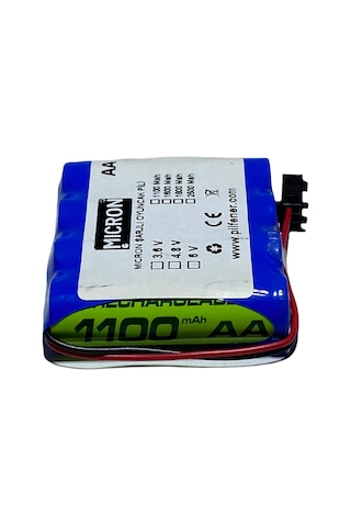 Micron 4.8v 1100mah Uzaktan Kumandalı Şarjlı Araba Pili (Batarya)