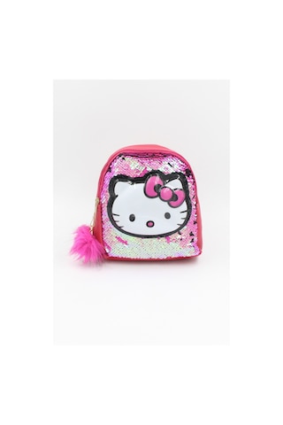 Chantaky Chantaky 039 3005 Hello Kitty Kedicikli Payetli Işıklı Pembe Sırt Çantası Pembe
