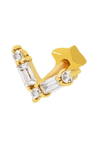 Bilezikci  14 Ayar Altın Tragus Piercing Küpe Kphsy14k22488 Sarı