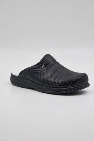 Term-0010 Quicksteps Professional Erkek Anatomik Ve Comfort Sabo Terlik Siyah