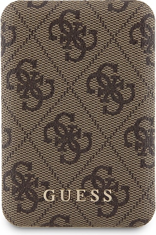Guess GUPB5FP4EMGW PU Deri 4G Desenli Metal Yazı Logolu 5000 mAh 15 W Powerbank