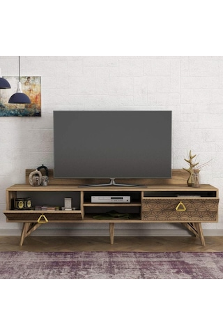 Dekorister Exclusive Yakamoz Tv Sehpası Ceviz