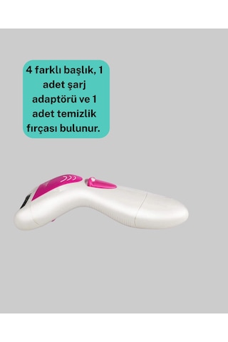 4 Başlıklı Kablosuz Şarjlı Epilasyon Cihazı - Lisinya