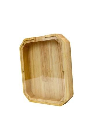 Dolıty Ahşap Kumbara Para Kutusu Modern Zanaat Iyi Davranış 15x2.8x18cm