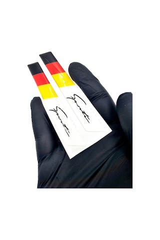 Germany Çamurluk Logosu Uyumlu Damla Sticker - Almanya Sports Sticker Damla