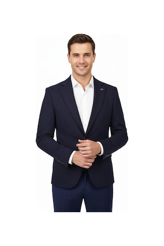 Erkek Tek Spor Ceket Çift Yırtmaçlı Bgl-st04982 Bordo