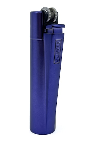 Clipper Özel Kutusunda Metal Çakmak - The New Black Mat Mavi