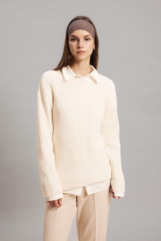 Defacto Regular Fit Kazak Tunik B6325AX24SPER109 Ekru
