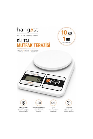 Dijital 10kg Hassas Mutfak Tartısı Lcd Ekranlı Mutfak Terazisi Diğer