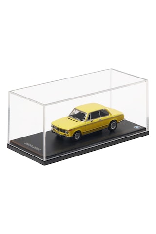 1:64 Ölçek Almost Real Bmw 2002 Yellow Diecast Metal Minyatür Model Araba 5cm