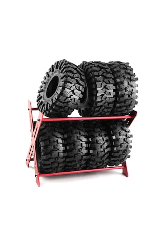 Reedark Dönebilir V8 Motor Tamir Standı - Paslanmaz Çelik Kırmızı Model