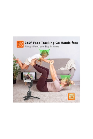 Isteady Q El Gimbal Sabitleyici Selfie Stick Çubuğu Ayarlanabilir Tripod Akıllı Telefon Için Uyumlu