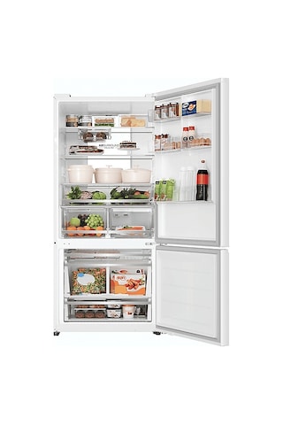 Haier HDR5818DNPW 640 L No Frost Alttan Donduruculu Buzdolabı