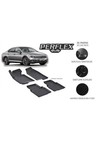 Passat B8 B9 2015-2024 Paspas Takımı Kauçuk