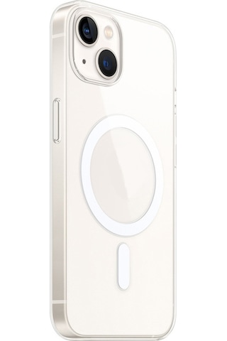Apple Uyumlu iPhone 15 Kamera Korumalı M-safe Şarj Özellikli Şeffaf Mkst London Silikon Kapak - Şeffaf Şeffaf