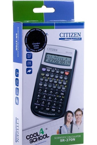 Citizen SR-270N 236 Bilimsel Fonksiyonlu 12 Hane Hesap Makinesi
