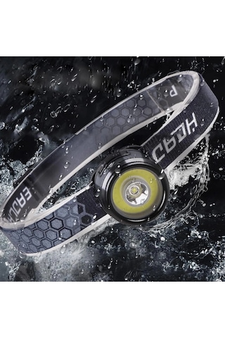 Kafa Lambası Kafa Feneri Şarjlı Profesyonel Cob Fener 7 Modlu