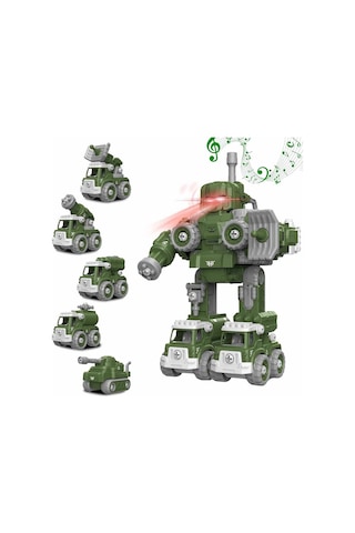 5in1 Zapp Toys Sesli Ve Işıklı Sök Tak Robot