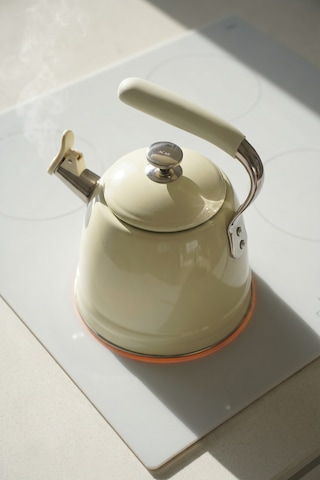 Teatime Paslanmaz Çelik Düdüklü Su Isıtıcısı Krem - 3 L Diğer