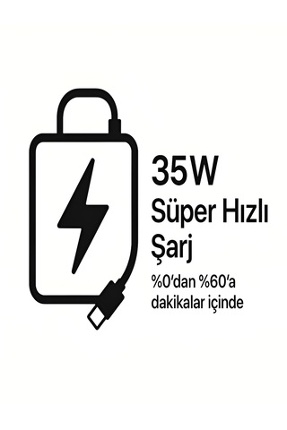10000mah Lcd Dijital Göstergeli 35w Hızlı Şarjlı Powerbank - 56cm Type-c Kablolu Siyah