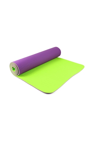 Busso Bs704 Tpe Yoga Mat 173x61x0.4 CM Mor+Yeşil