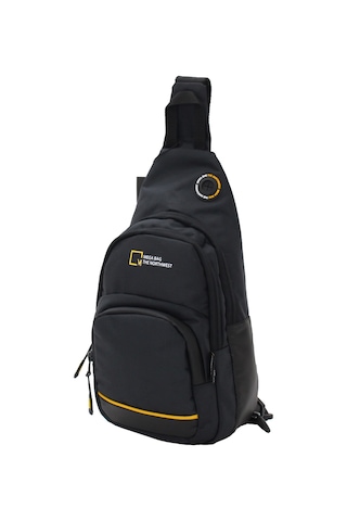 M 1006 Mega Bag Unisex Göğüs Çapraz Çanta, Body Bag Siyah