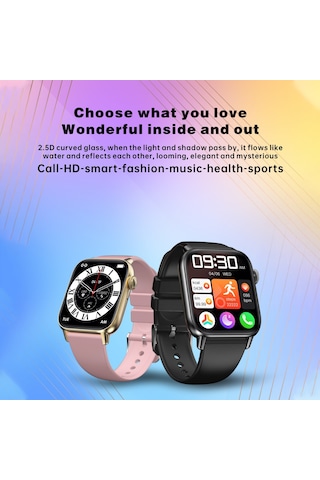 Geeksen Qs08pro 1.83" Yüksek Çözünürlük Ekranlı Akıllı Saat (İthalatçı Garantili )