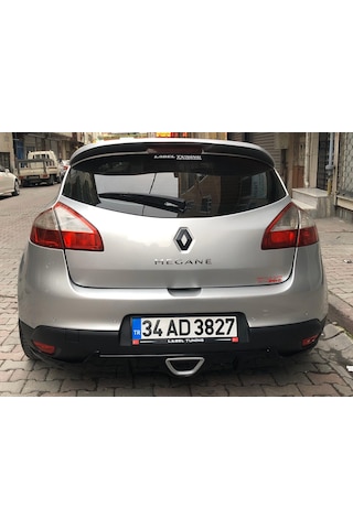 Renault Megane 3 Rs Egzoz Görünümlü Difüzör Coupe (Plastik) N11.38938