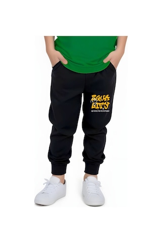 Fyk Kids Erkek Çocuk Hug People Yazılı Alt-üst Takım Yeşil