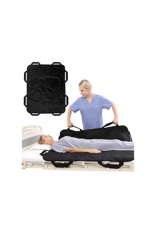 Geeroyoo Bıngo Marka Poliester Engellere Yardımcı Taşıma, Döndürme, Konum Değiştirme Yatağı Bezi Siyah, 120cmx100cm - 1 Yıl Garanti Ve Müşteri Desteği