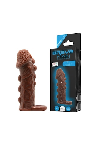 Lilitu Shop Baile Pretty Brave 3 Cm Uzatmalı Damarlı Penis Kılıfı