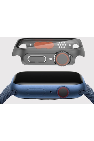 Apple  Uyumlu  Watch 38mm - Watch Ultra 49mm Kasa Dönüştürücü Ve Ekran Koruyucu Zore Watch Gard 26
