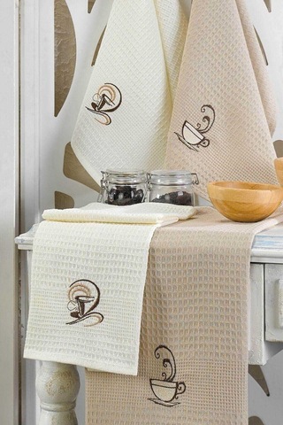 6 Parça Mutfak Kurulama Bezi 40 X 60 Cm Coffe - Mh01151 1 - Renkli: Mh01151 1 Çok Renkli