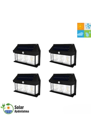 Mrs Solar Hb-500 Model 4'lü Paket Dekoratif Güneş Enerjili Bahçe