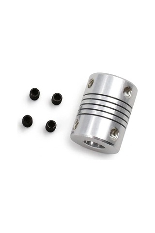 6.35x8mm Esnek Kaplin Alüminyum 3d Yazıcı Cnc Uyumlu