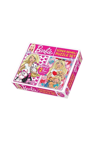 1542 Dıytoy Süper Renkli 2Si1 Arada Puzzle Set - Barbie - 54 70 P 1542 Dıytoy Süper Renkli 2Si1 Arada Puzzle Set - Barbie - 54 70 P
