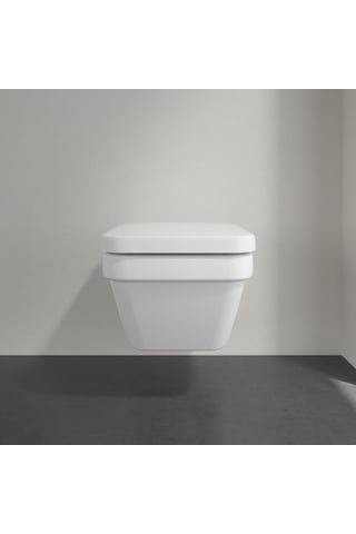 Villeroy and Boch 5685HR01 Architectura Kenarsız Duvara Monte Klozet, Yumuşak Kapanma Özellikli - 370 x 530 mm