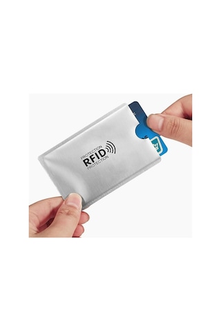 Temassız Kredi Banka Kimlik Kartı Koruyucu Kılıf Hırsızlık Önleyici Rfid Nfc 1 Adet