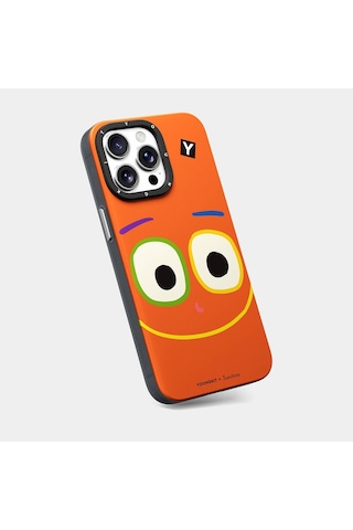 Apple Uyumlu iPhone 14 Pro Max Kılıf Magsafe Özellikli Sunshine Youngkit Daily Happy Serisi Kırmızı