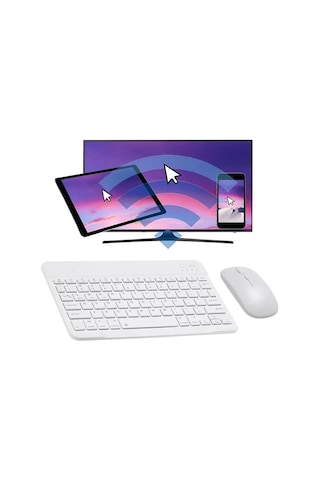 Alfa Mec Şarj Edilebilir Kablosuz Q Klavye Mouse Set